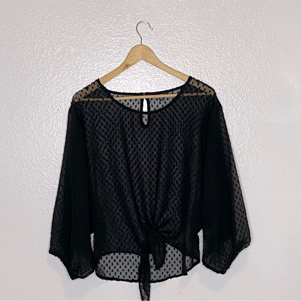 Guess Tie Front Top